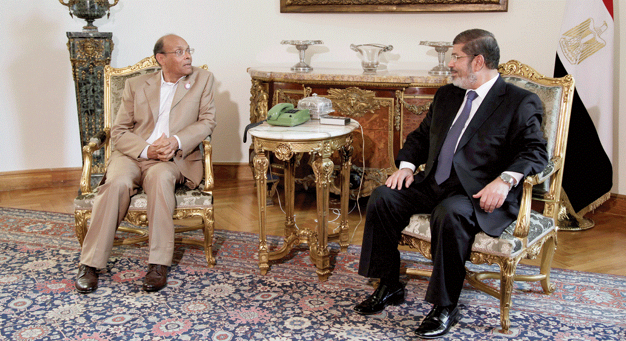 محمد مرسي ومنصف المرزوقي