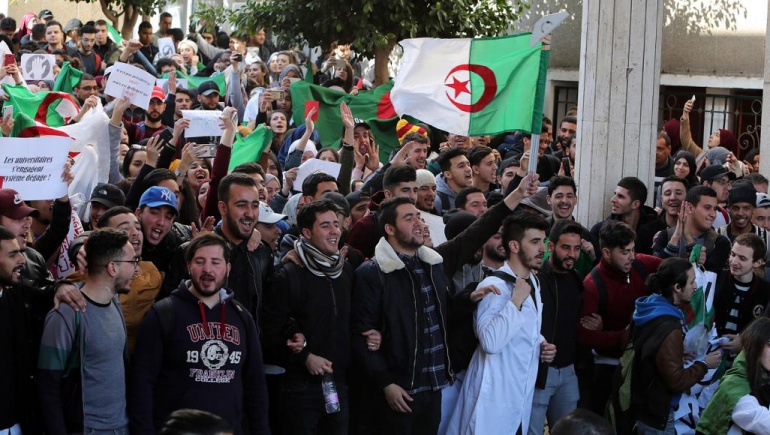 احتجاجات طلبة الجزائر 2019