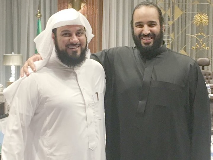 محمد بن سلمان مع الداعية السعودي محمد العريفي