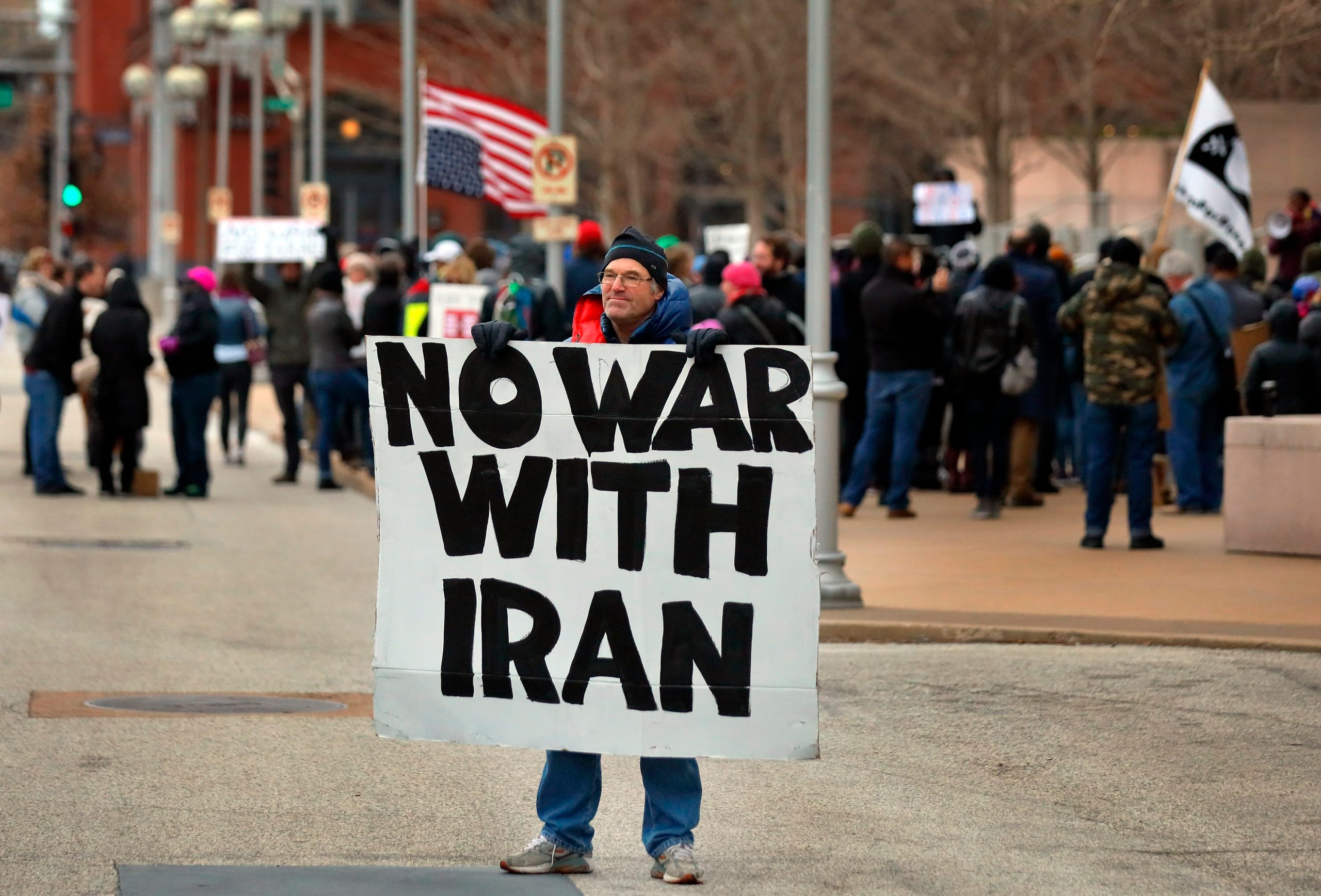مظاهرات أمريكية مناهضة للحرب ضد إيران