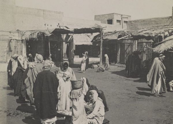  (مكتبة قطر الوطنية) 1918 مشهد من الكويت عام 
