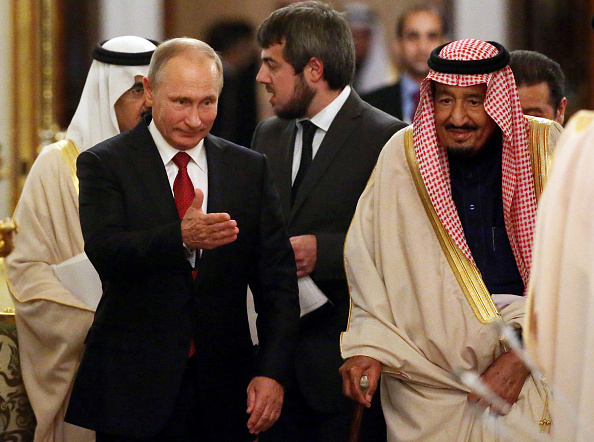 سلمان بن عبدالعزيز هو أول ملك سعودي يزور موسكو (ميخائيل سفيتلوف/ Getty)