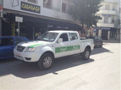 سيارات الشرطة البيئية في تونس (فيسبوك)