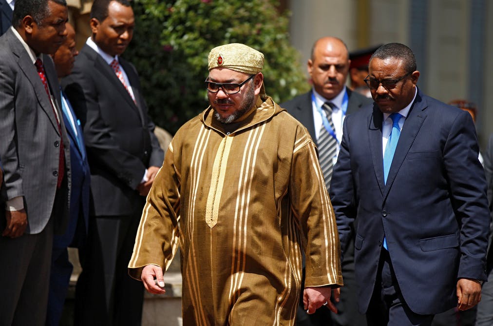 أفريقيا بالنسبة للمغرب فرصة اقتصادية من جهة الاستثمارات وسياسية من جهة كسب التأييد لموقفه في قضية الصحراء (رويترز)
