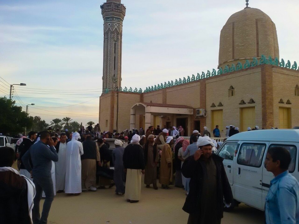 مسجد الروضة عقب الحادث