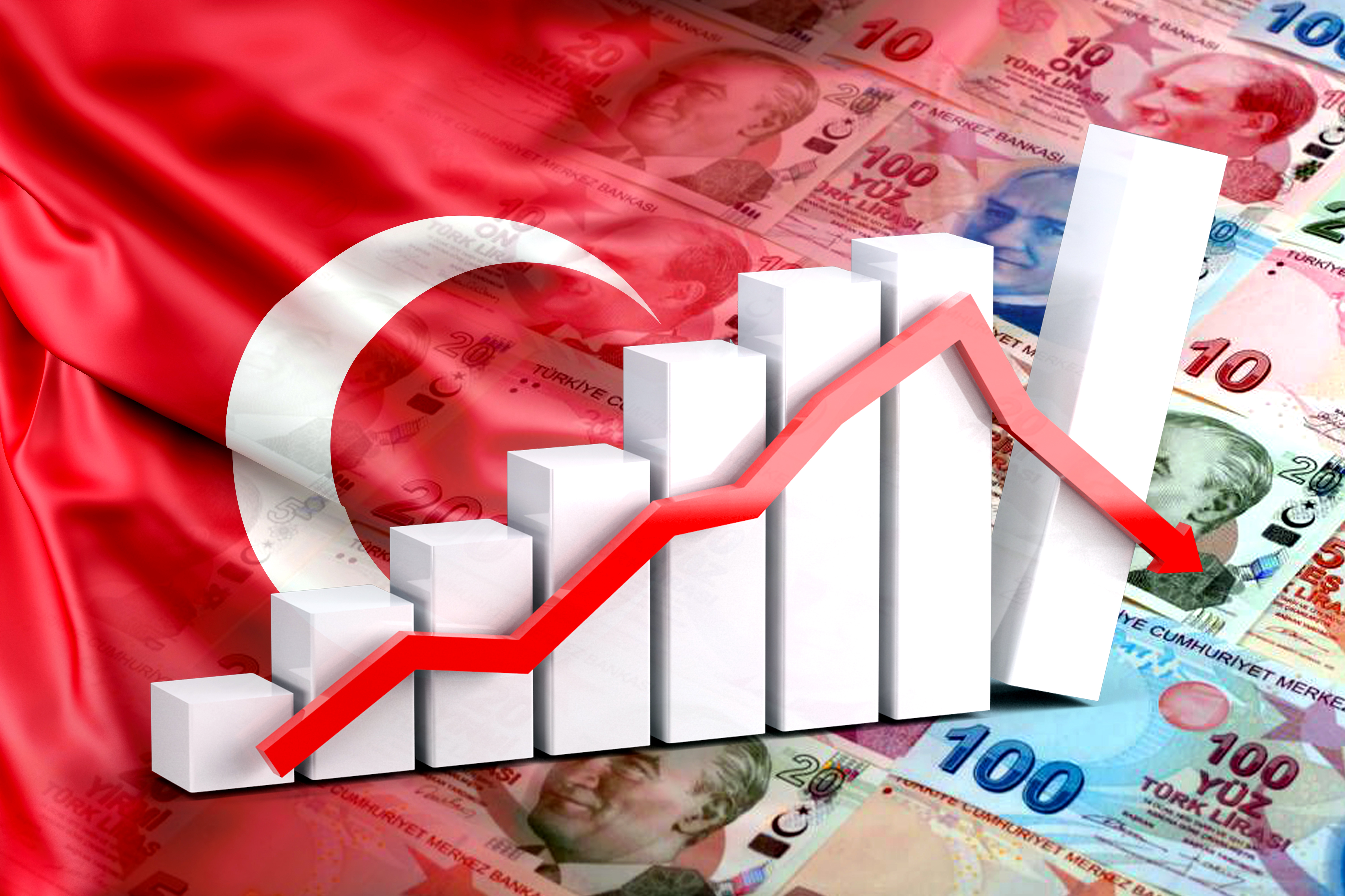 العملة التركية (الليرة التركية) تنهي هذا العام كثاني أسوأ عملات الأسواق الناشئة أداءً، بعد البيزو الأرجنتيني؛ حيث إنها تأثرت بالتضخم بشكل كبير، مما جعلها تشهد انخفاضاً حاداً أمام الدولار بنسبة 36% على مدار العام 2023م.