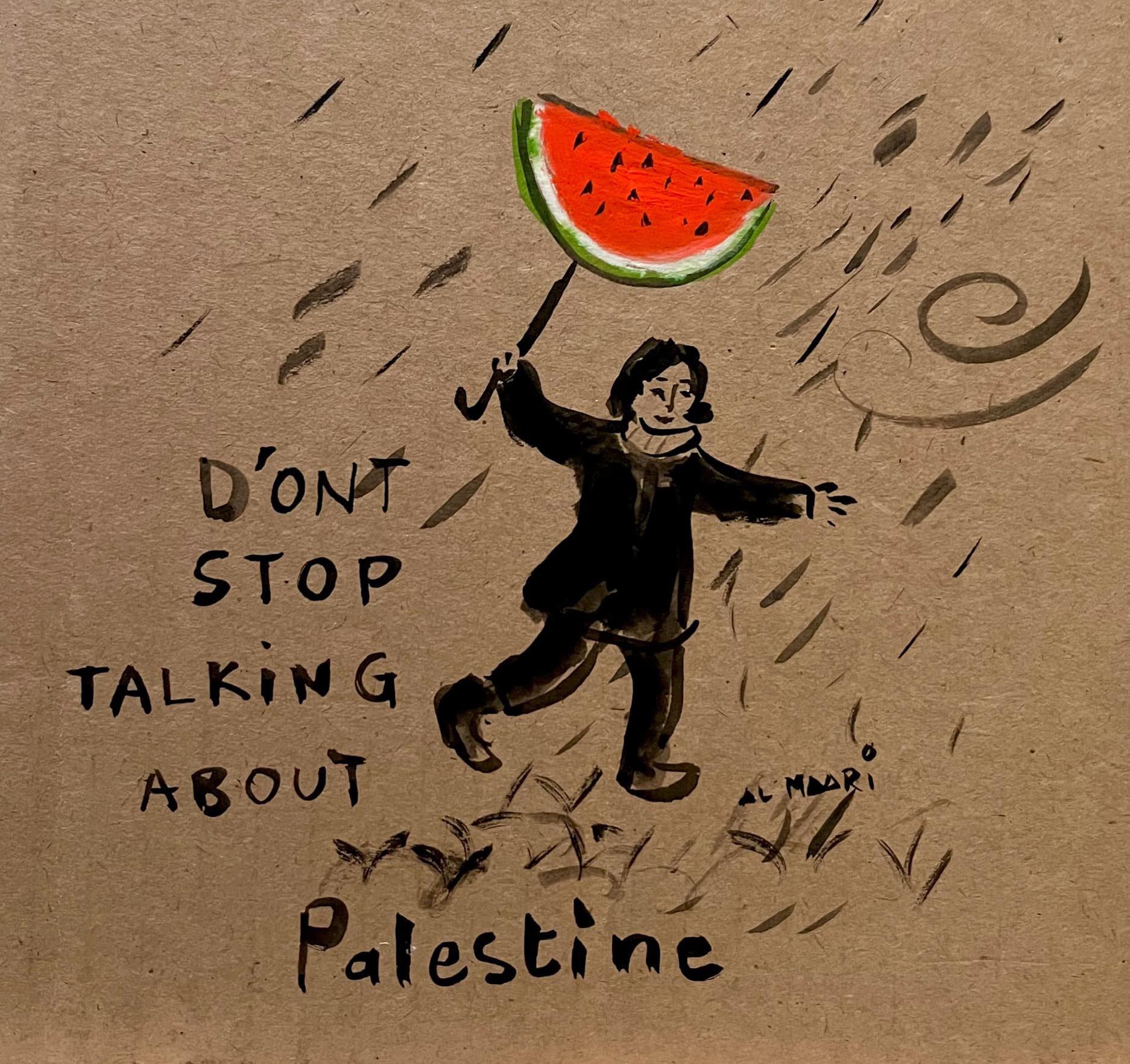 لا تتوقفوا عن الحديث عن فلسطين