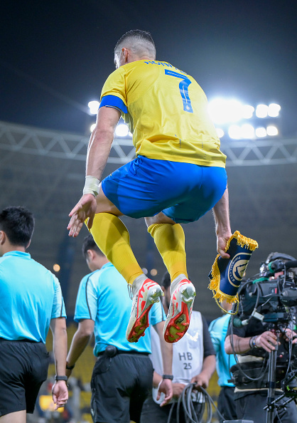 كريستيانو رونالدو في مباراة النصر ضد برسيبوليس