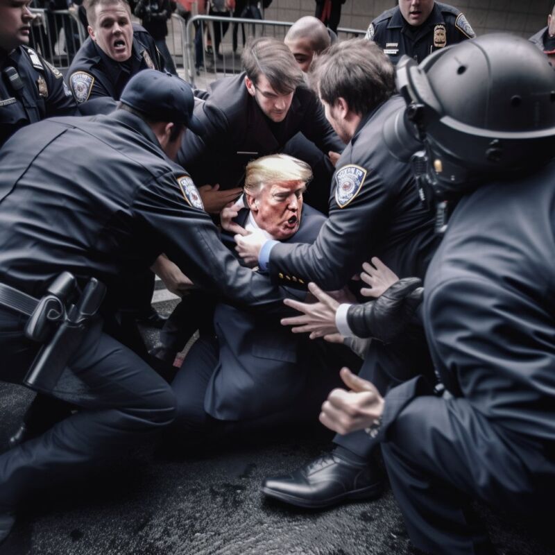 اعتقال ترامب