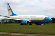 The special aircraft carrying United States House Speaker Pelosi 