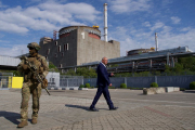 تسيطر روسيا على المحطة النووية من آذار/ مارس (Getty)