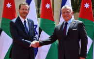 أول زيارة علنية لرئيس إسرائيلي إلى الأردن (Getty)