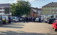 الشرطة الألمانية تحاصر المتشاجرين (radiovest)