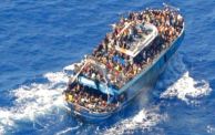 قارب اللاجئين المنكوب