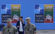 تنتظر زعماء دول حلف الناتو في قمة فيلنيوس عدد من القضايا الخلافية التي لم تحسم (GETTY)