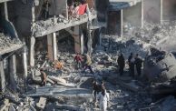 آثار الدمار الذي خلّفه القصف الإسرائيلي على مدينة رفح