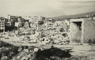 بعد سقوط مخيم تل الزعتر (تصوير إسماعيل شموط 1976- ذاكرة فلسطين)