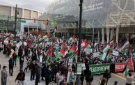 مظاهرات داعمة للفلسطينيين في ميشيغان (AFP)