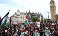 مظاهرات مؤيدة للفلسطينيين في لندن