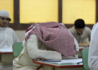 طلبة سعوديون في المدراس