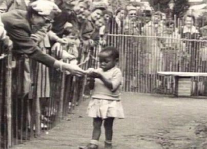 حديقة حيوان بشرية في بروكسل عام 1958