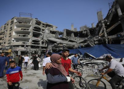 مخيم النصيرات في غزة