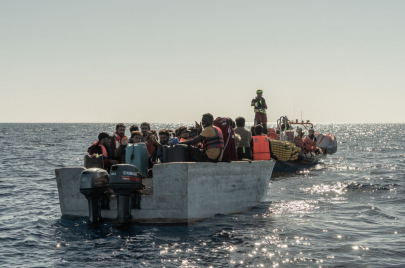 35 people including 4 children irregular migrants rescued 