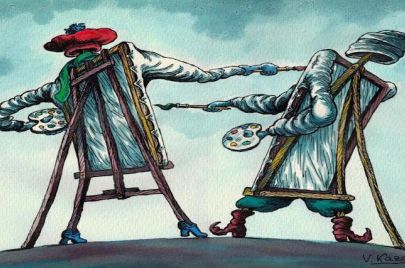كاريكاتير لـ فلاديمير كازانفسكي/ أوكرانيا