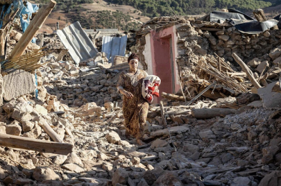 (AFP)زلزال المغرب  