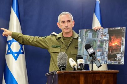 Israeli army spokesman Rear Admiral Daniel Hagari 