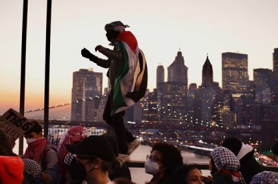 مظاهرة أمريكية داعمة لفلسطين