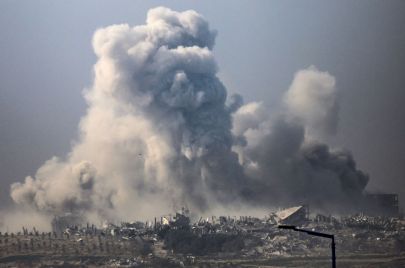 تستمر حرب الإبادة الاسرائلية في غزة في ظل عجز المحكمة الجنائية الدولية على التحرك لوقفها (GETTY)