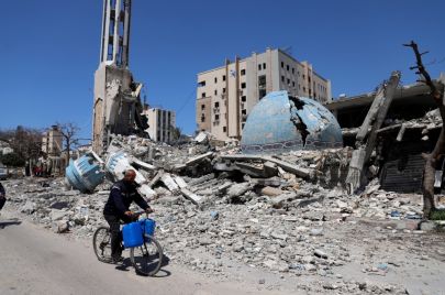 الدمار في مدينة غزة