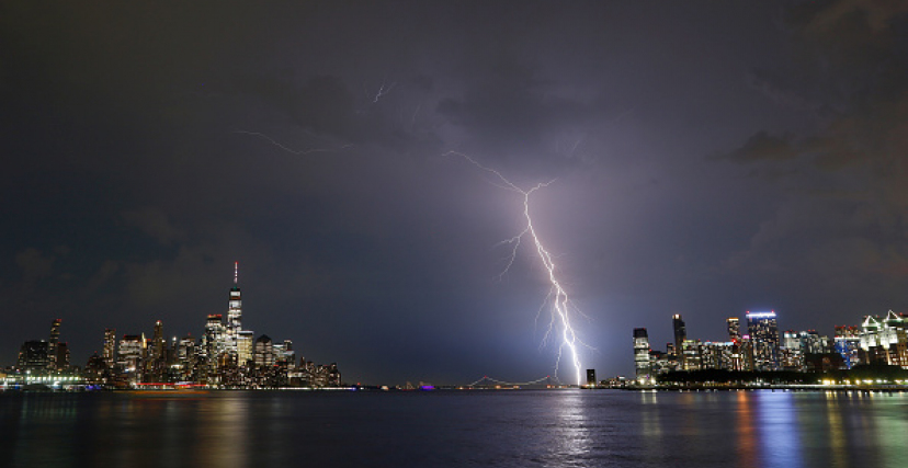 Lightning Strikes in New York City