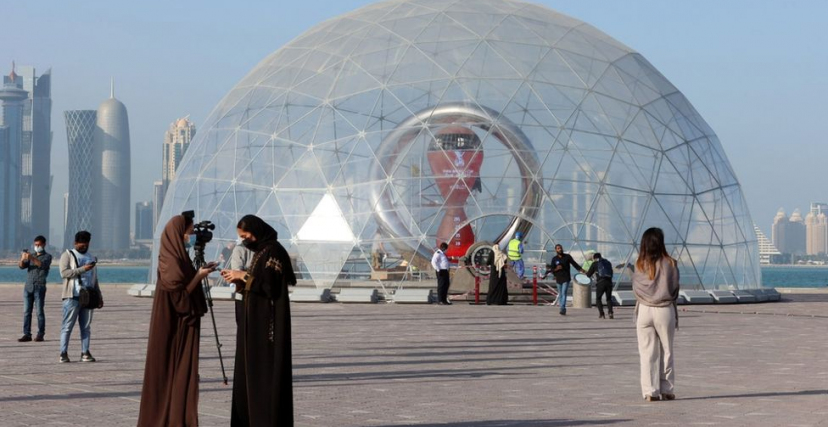 لم تجر الدوحة أي محادثات مباشرة مع دولة الاحتلال بشأن كأس العالم (Getty)