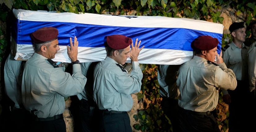 نعش جندي إسرائيلي قتل في غزة
