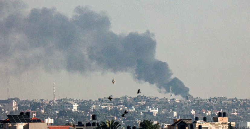 حرق المنازل في غزة من قبل الجيش الإسرائيلي