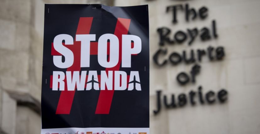 احتجاجات سابقة على خطة ترحيل طالبي اللجوء إلى رواندا