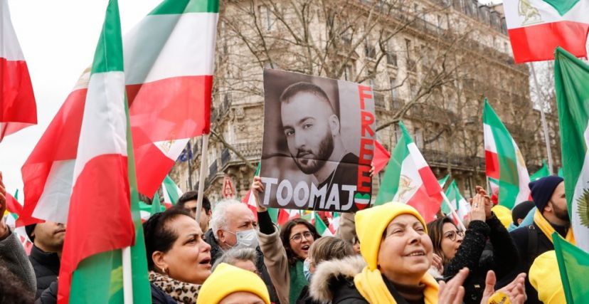 مظاهرة في باريس تطالب بإطلاق سراح توماج صالحي