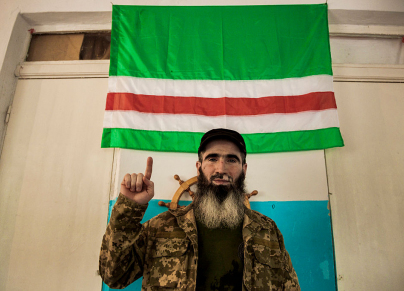 زعيم كتيبة الشيخ منصور في أوكرانيا
