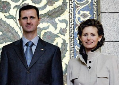بشار الأسد وزوجته