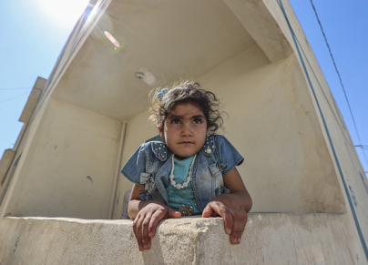 Syrian kid in Azaz on World Refugee Day