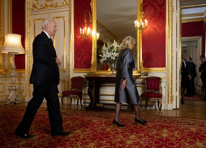 biden and wife in london