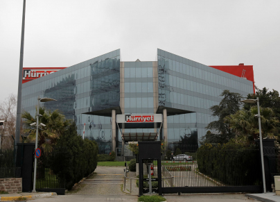 The headquarters of Turkish newspaper Hurriyet in Istanbul