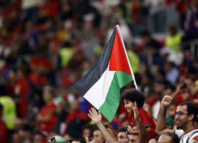 علم فلسطين في مونديال قطر