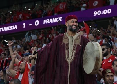 مشجع تونسي في قطر