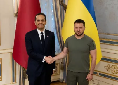 أكد الرئيس الأوكراني سعي بلاده لتعزيز التعاون مع قطر