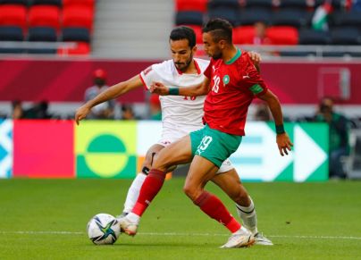 محمد الشيبي في كأس العرب مع منتخب المغرب