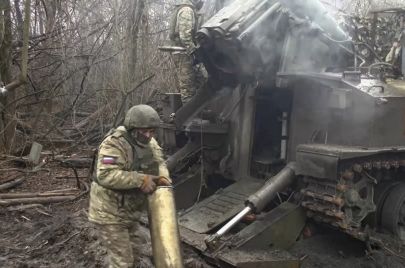 جنود روس على جبهات القتال شرق أوكرانيا